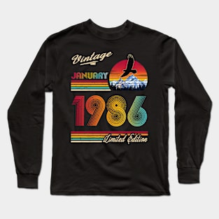 January 1986 Birthday Long Sleeve T-Shirt